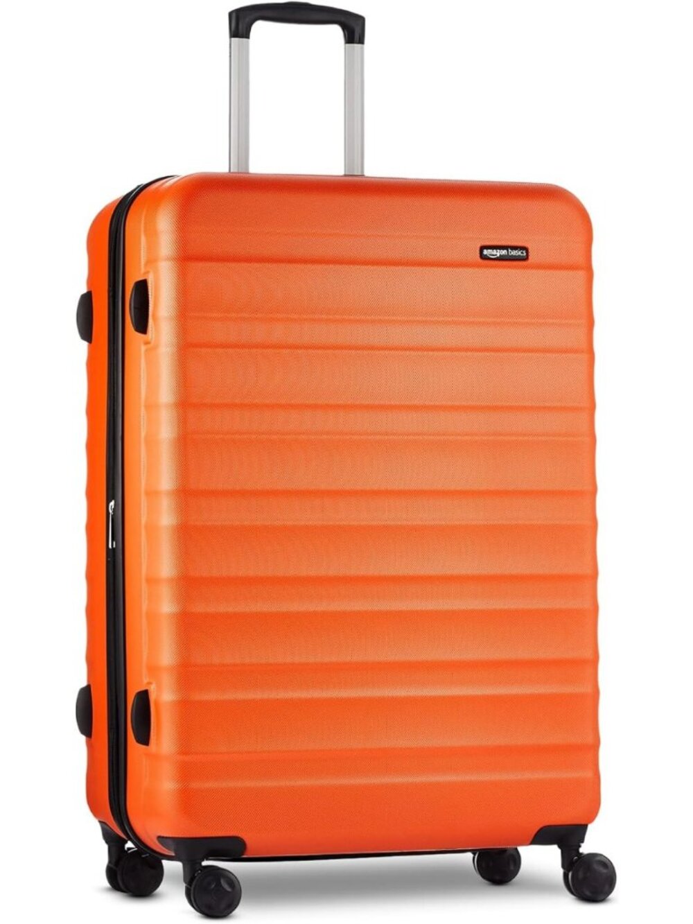 Large Expandable Hardshell Suitcase with Wheels, Scratch-Resistant, 30” Orange